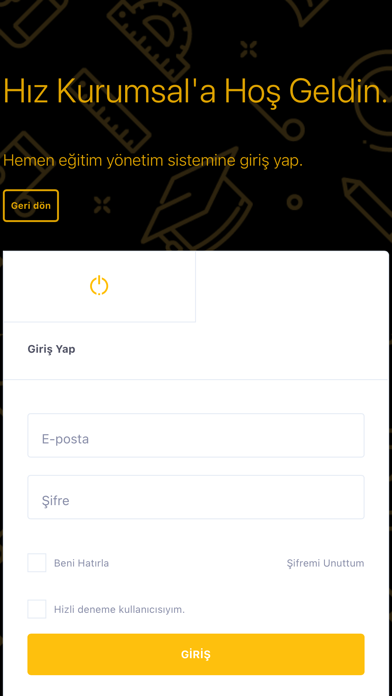 Kurumsal Hızlı Okul Screenshot