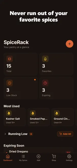 SpiceRack: Pantry Organizer screenshot 1