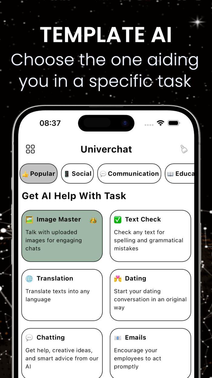 Univer Ask AI Chat AI Chatbot