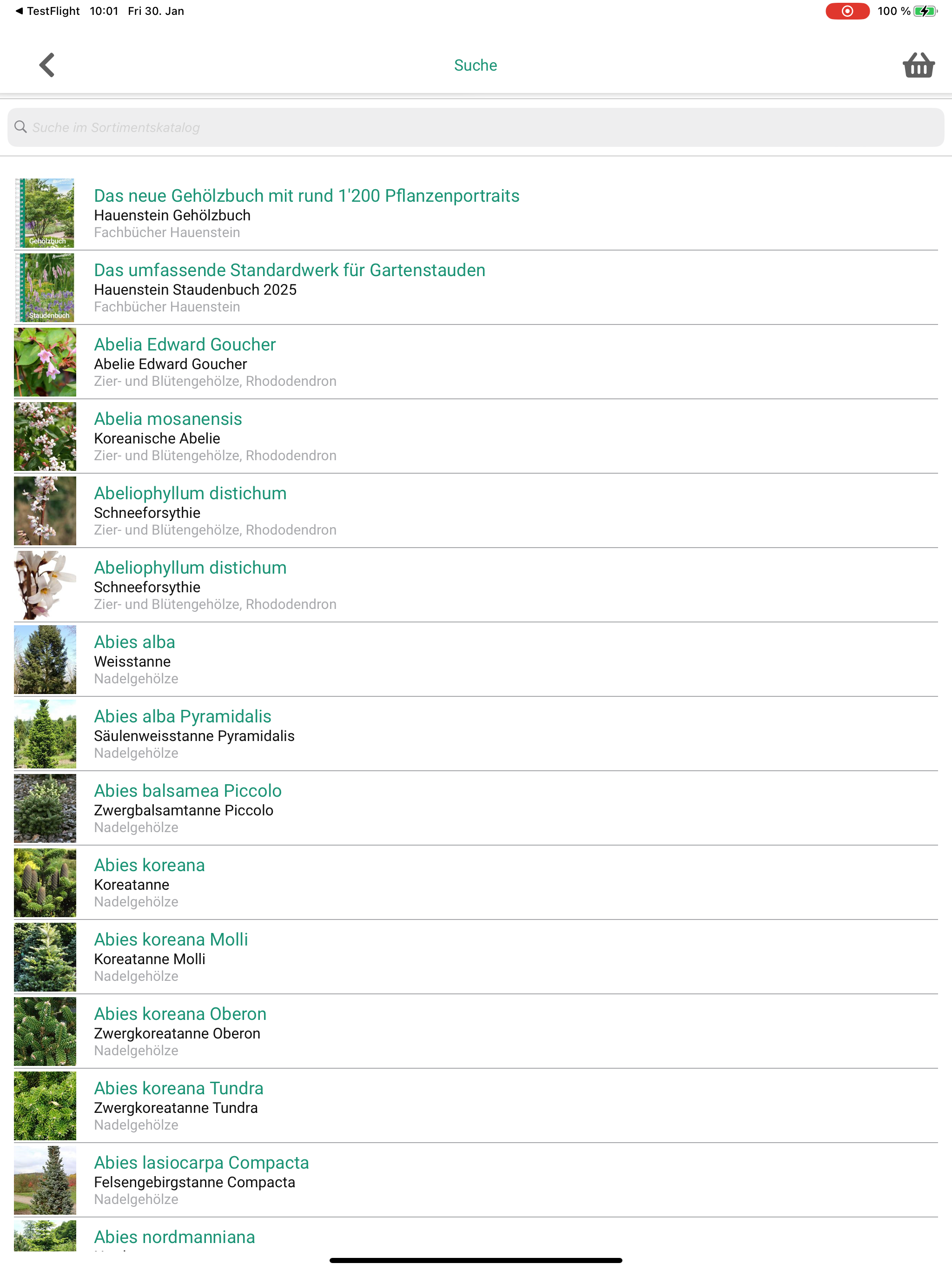 Hauenstein - Preisliste B2B