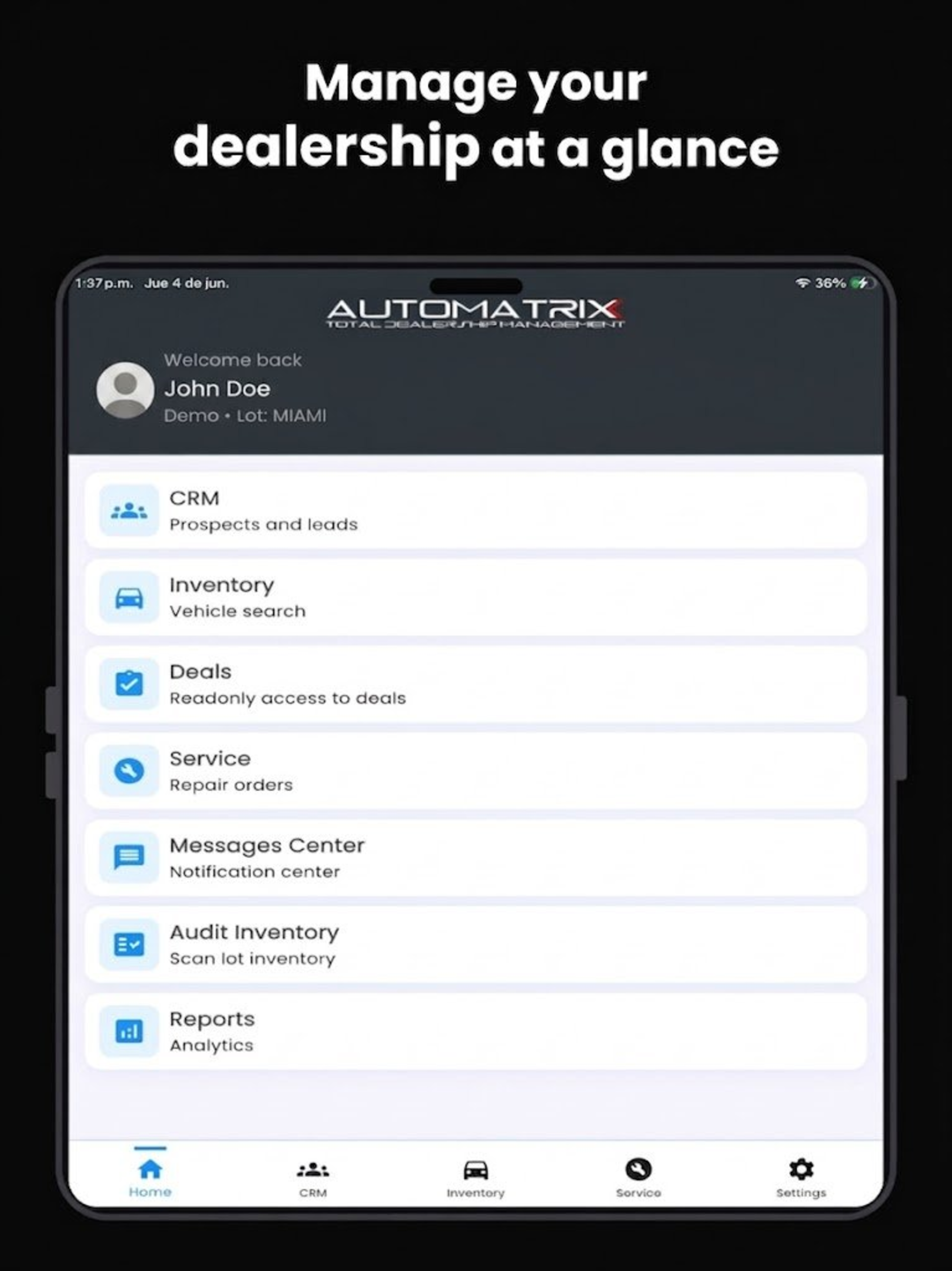 Automatrix App