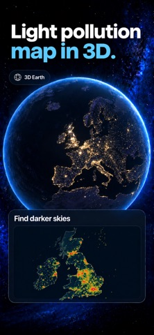 Noctis - Light Pollution Map iPhone screenshot 1