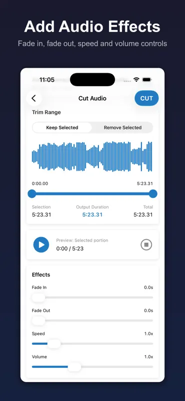 Audio Cutter and Merger screenshot 9 of 10