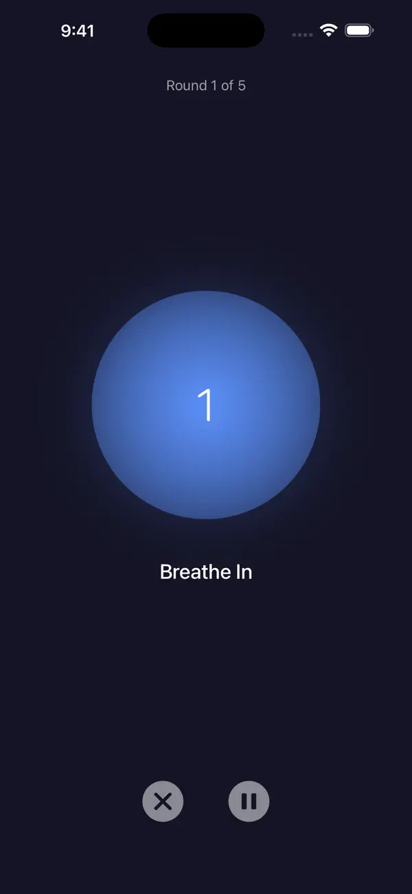 Screenshot #2 pour BreathFlow: Breathing Calm