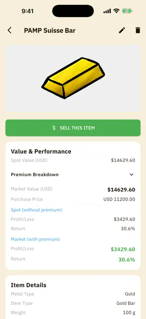 GoldSense: Gold & Silver screenshot 4
