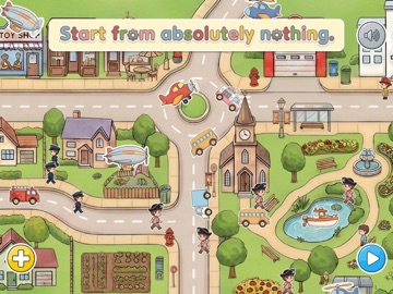 Wobbleville: Sticker Town iPad screenshot