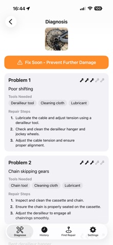 BikeFixer screenshot