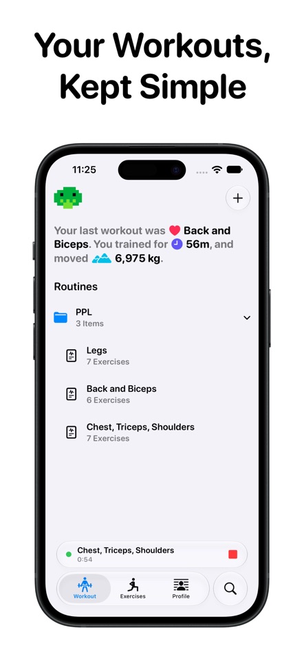 HappyLifts - Workout Tracker screenshot 1
