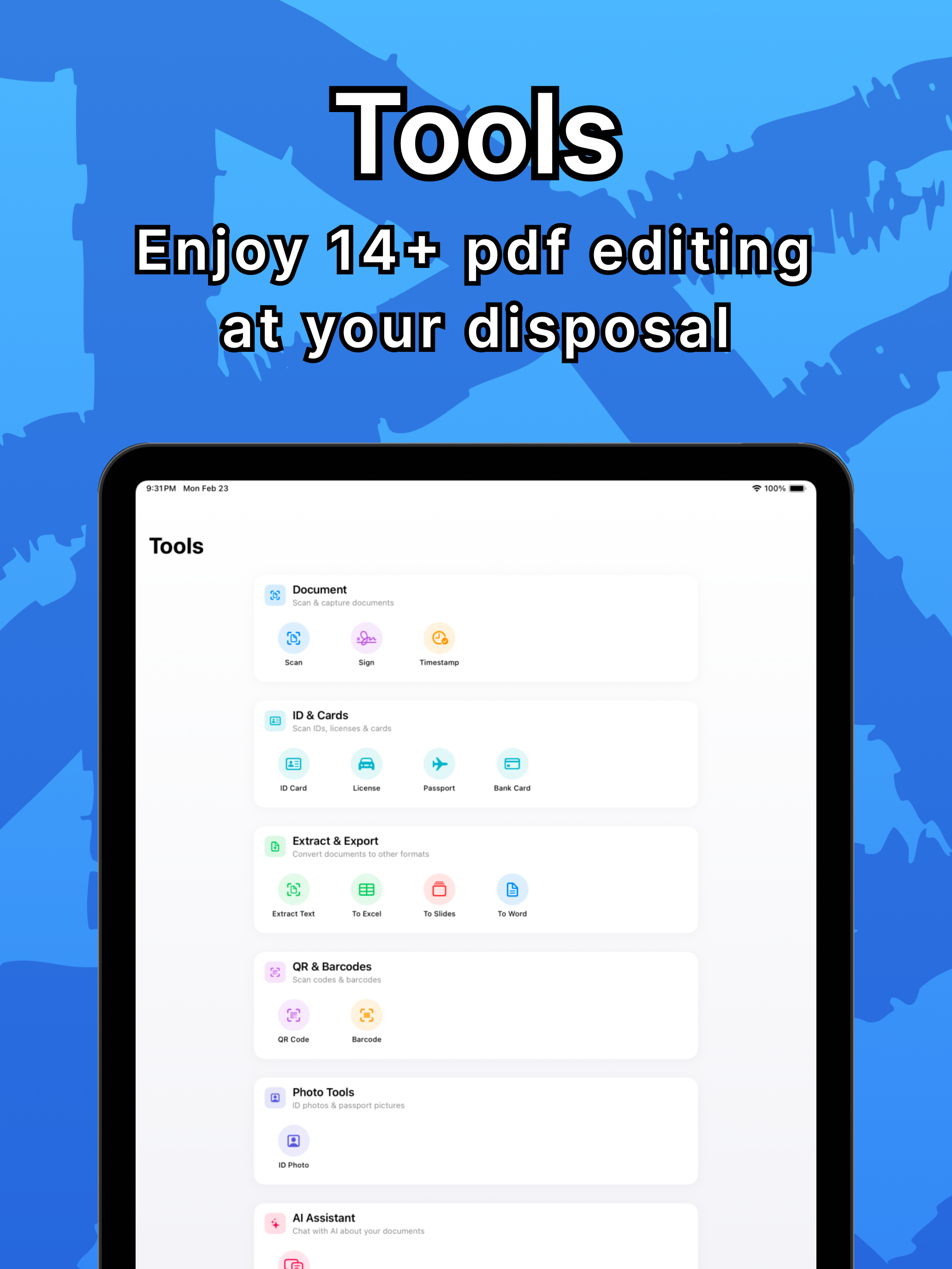 Alphascanner : Pdf & QR Scan