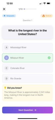 BrainU Trivia Screenshot 2 of 3