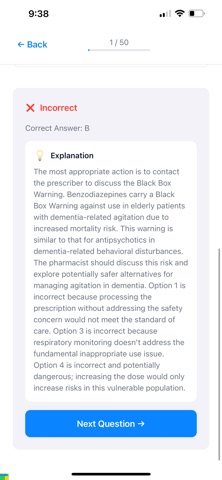 Pharmacy Tech Exam Prep Screenshot 3 of 10
