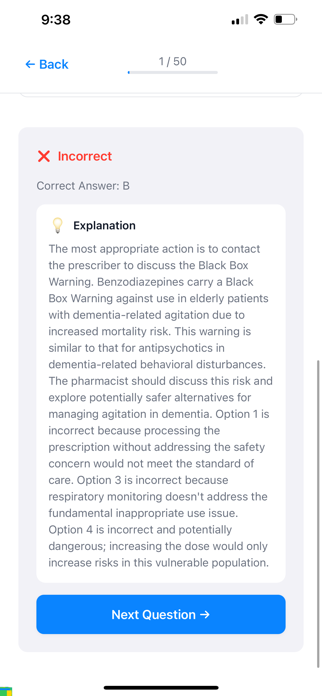 Pharmacy Tech Exam Prep Screenshot 3 of 10