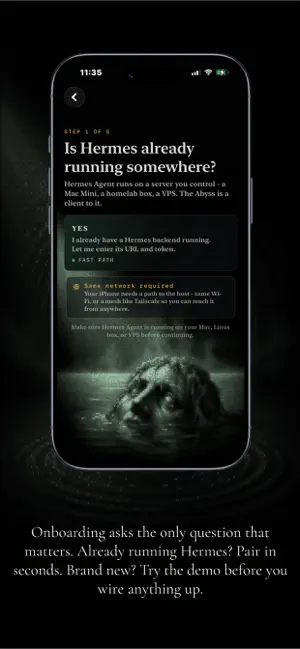 The Abyss - Hermes Agent screenshot 2