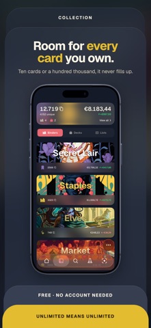 Sparkheim: MTG Card Scanner iPhone screenshot