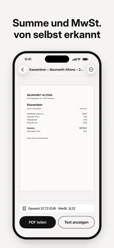 Skan: Dokument- & PDF-Scanner screenshot 3 of 5