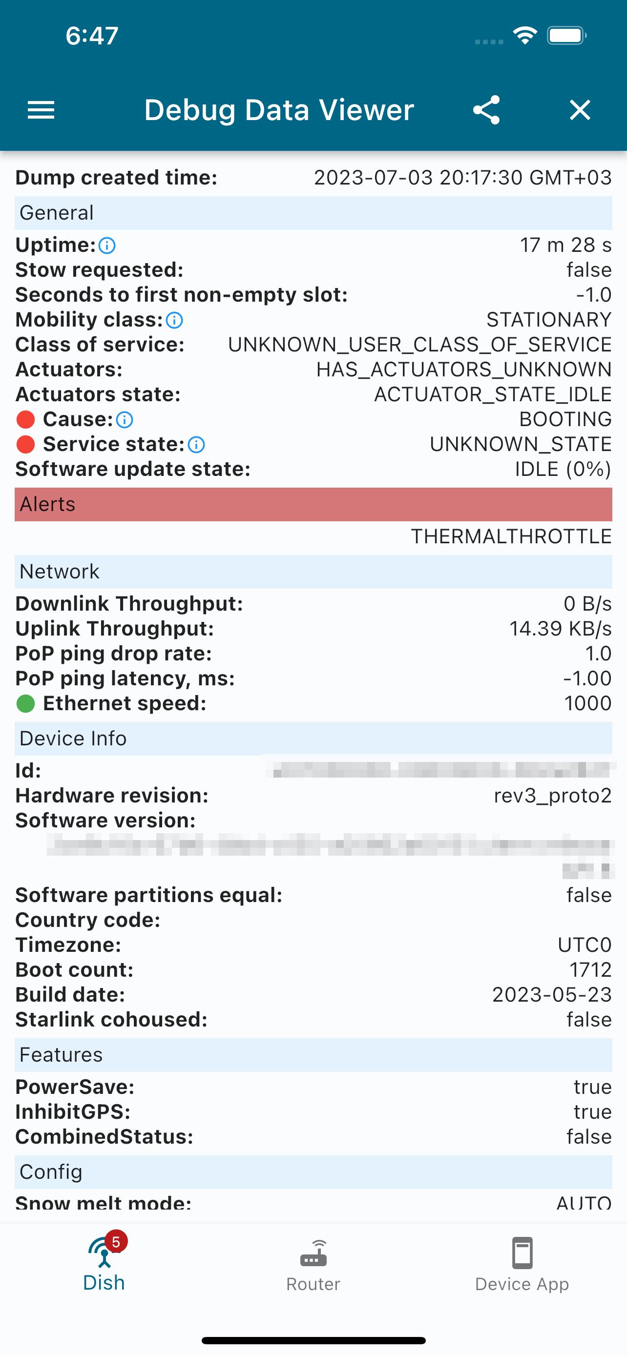 TM SatComLink screenshot 2