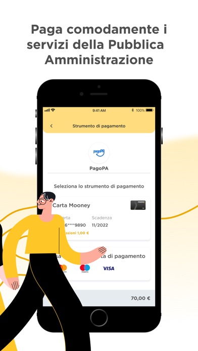 Mooney App: pagamenti digitali Screenshot