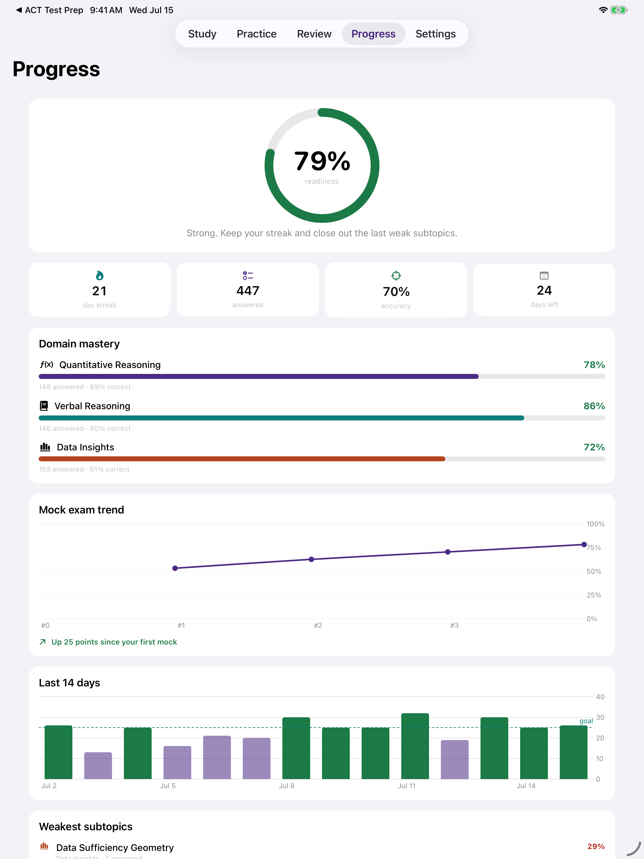 GMAT Prep: Focus Practice screenshot 7