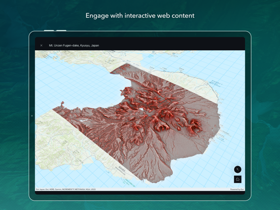 ArcGIS StoryMaps Briefings iPad screenshot