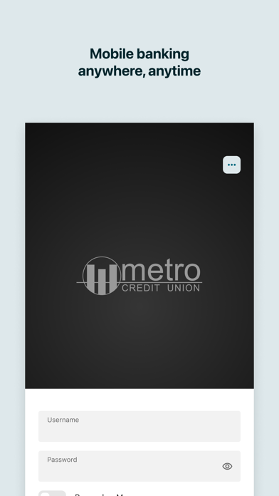 Metro MOGO iPhone screenshot 1 - Finance app