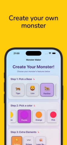 Monster Maker: Print & Color screenshot
