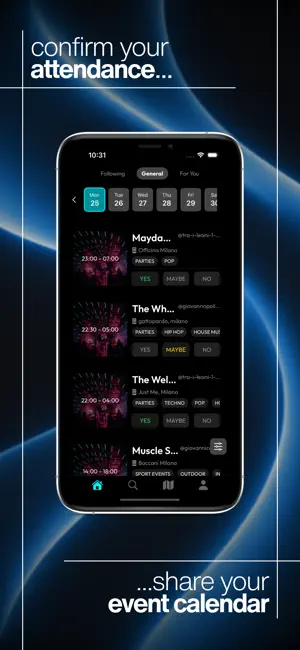 The Grid - Events & Friends screenshot 1