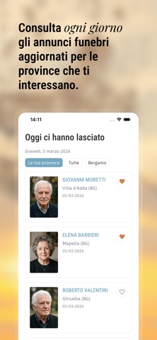 Il Commiato iPhone screenshot