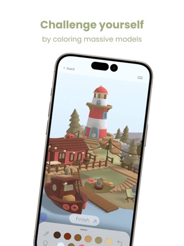 Plume3D: coloring book Screenshot 4