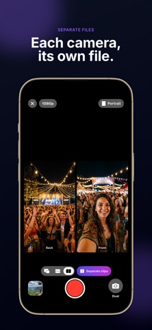Dual Camera Recorder: Duovid Screenshot 8 of 9
