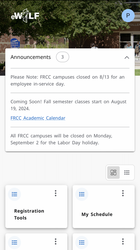 #3. FRCC eWOLF (iOS) By: State Board for Community Colleges and Occupational Education