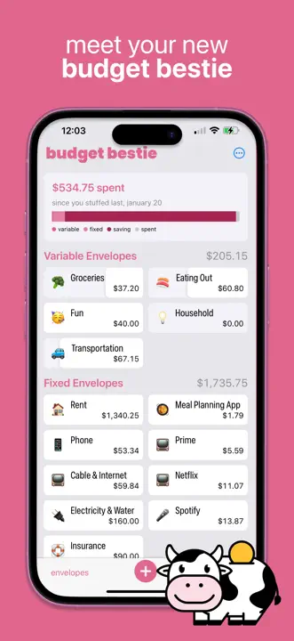 Budget Bestie : capture d’écran 1 sur 10