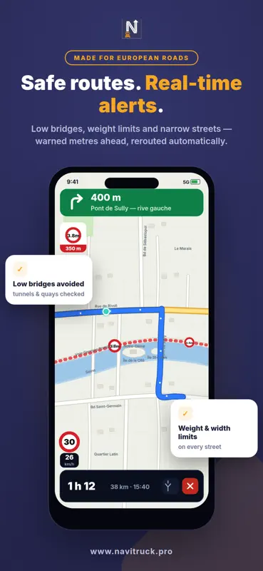 NaviTruck, GPS Camión & Camper screenshot 2 of 6