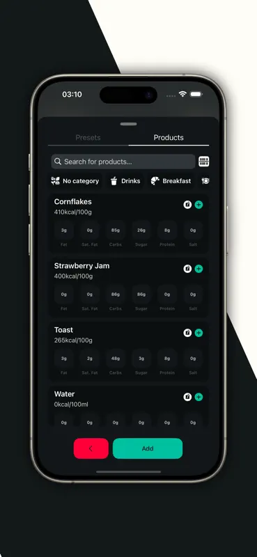 devfour™ calories+ screenshot 5 of 9