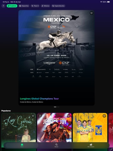 Boletomóvil iPad screenshot 1