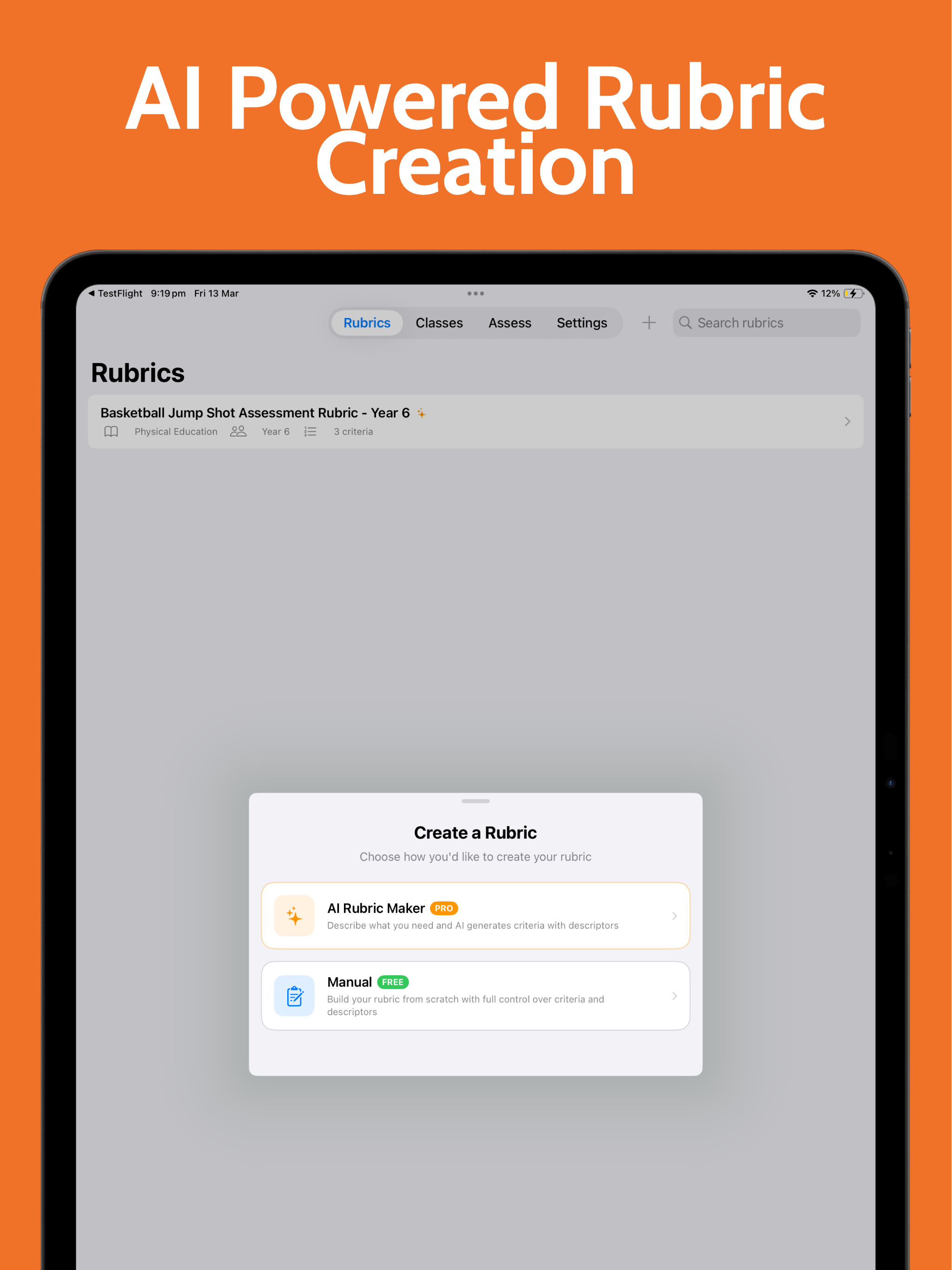 Easy Rubric: Grader & Builder