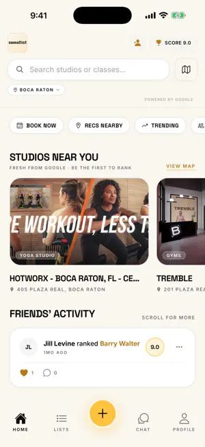 Sweatlist: rank your workouts screenshot 1