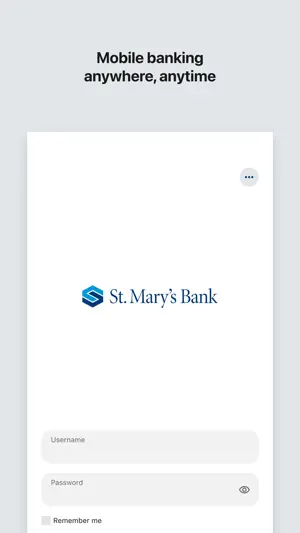 St. Mary's Bank Mobile Banking screenshot 1