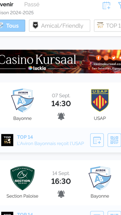 Screenshot #2 pour Aviron Bayonnais Rugby Pro