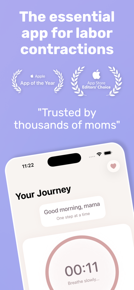 Labour Timer: Contraction App+ screenshot 1