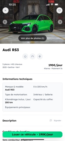 DRIVR - Location de voiture screenshot