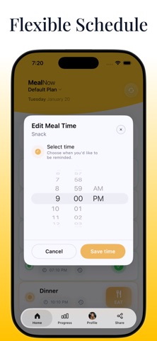 Meal Reminder - MealNow iPhone screenshot
