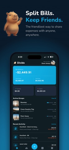 Divido: Split Group Expenses Screenshot 1 of 5