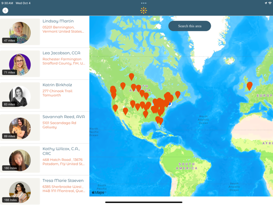 AromaConnect iPad screenshot 3 - Social Networking app