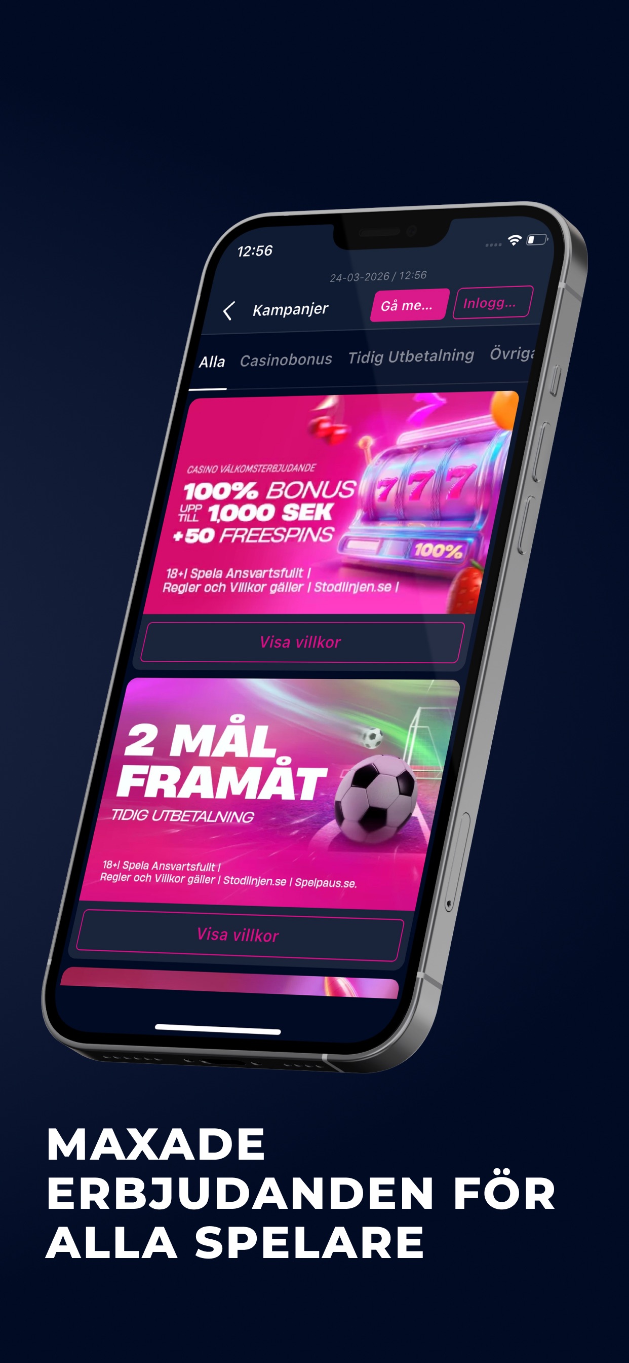 Screenshot 1 of Vbet Sverige
