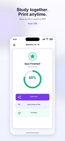 AI Note Scan: AI Quiz & Notes Screenshot 6 of 8