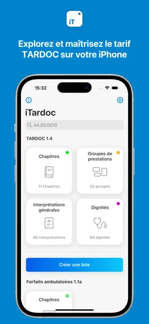 iTardoc - Tarif TARDOC screenshot 1