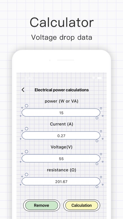Wire and cable voltage drop