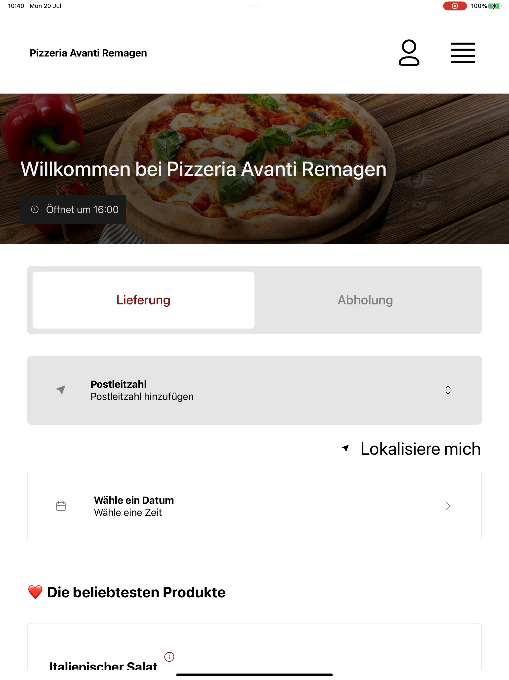 Pizzeria Avanti Remagen screenshot 13