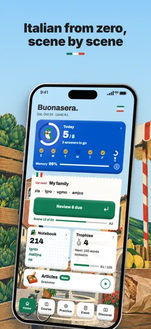 Italio: Learn Italian, CILS B1 screenshot 2