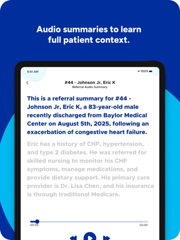 CAREOPS.AI - Home Health CRM iPad screenshot